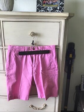 Polo by Ralph Lauren Pink Men’s Flat Front Shorts